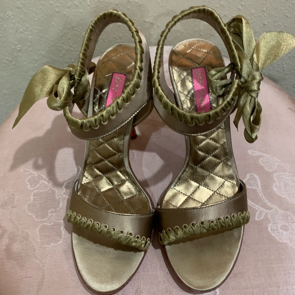 High heeled dress sandals